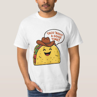 Camiseta Diversão Taco Cowboy Masculina