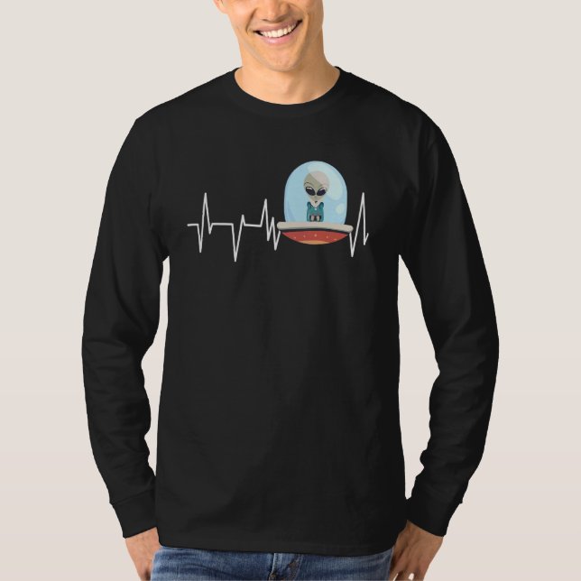 Camiseta Diversão Ufo Memes da alienígena (Frente)