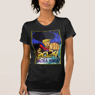 Camiseta Diversão Ultra MAGA Pro Trump Maga Super Ultra Mag