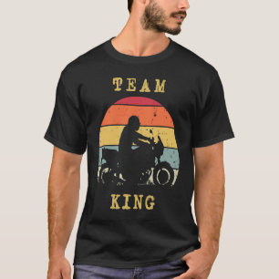 Camiseta Diversão Vintage Retro Sunset King Motorcycle Bike