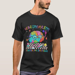 Camiseta Diversidade Cerebral Celebra o Espectro Autismo