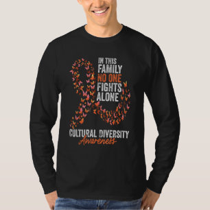 Camiseta Diversidade Cultural Consciência Mês Borboletas Or