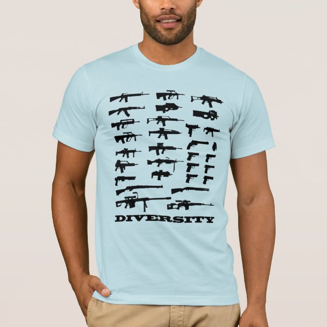 Camiseta Diversidade da arma (Frente)