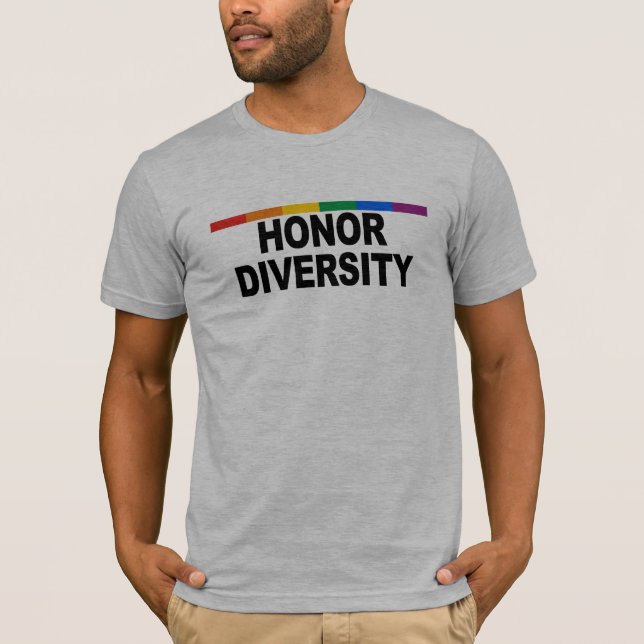 Camiseta Diversidade da honra (Frente)