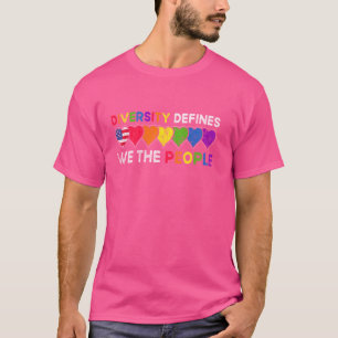 Camiseta Diversidade Define Nós, A Constituição Pessoas dos