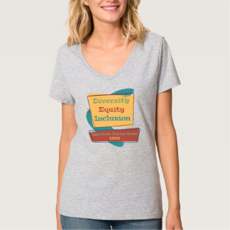 Camiseta Diversidade Equidade Inclusão; Valores Americanos