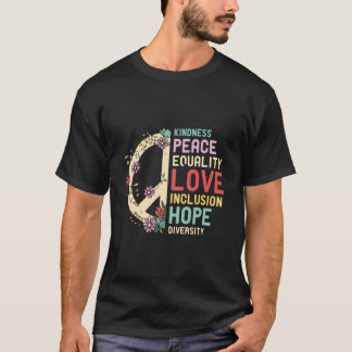 Camiseta Diversidade Igualdade Amor Paz Direitos Humanos Ju