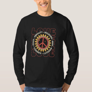 Camiseta Diversidade Igualdade Amor Paz Direitos Humanos Ju