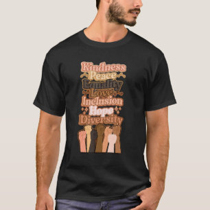 Camiseta Diversidade Igualdade Amor Paz Direitos Humanos So