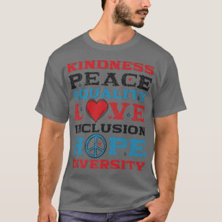 Camiseta Diversidade Igualdade Amor Paz Direitos Humanos So