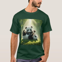 Camiseta Diversión Pandástica: Ositos Panda Jugando