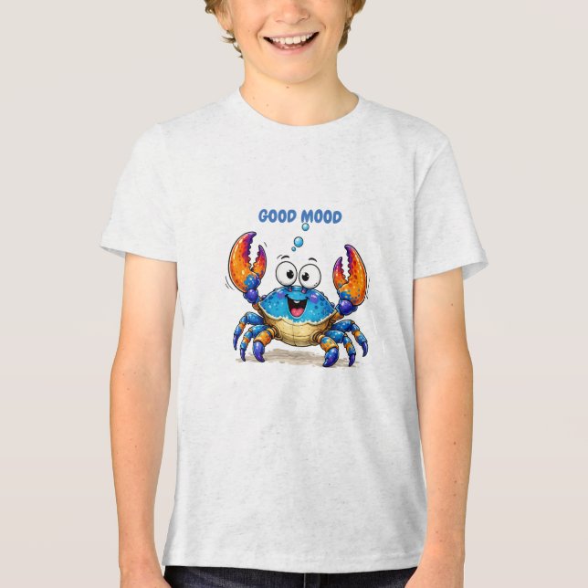Camiseta Divertida com Design Oceânico (Frente)