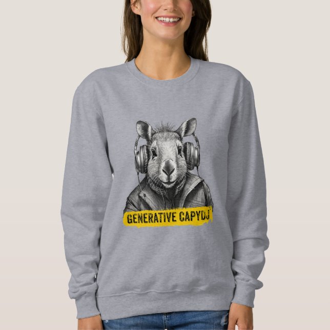 Camiseta divertida da Capybara legal (Frente)