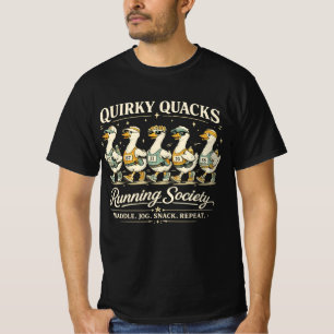 Camiseta Divertida da Sociedade de Corredores Quir