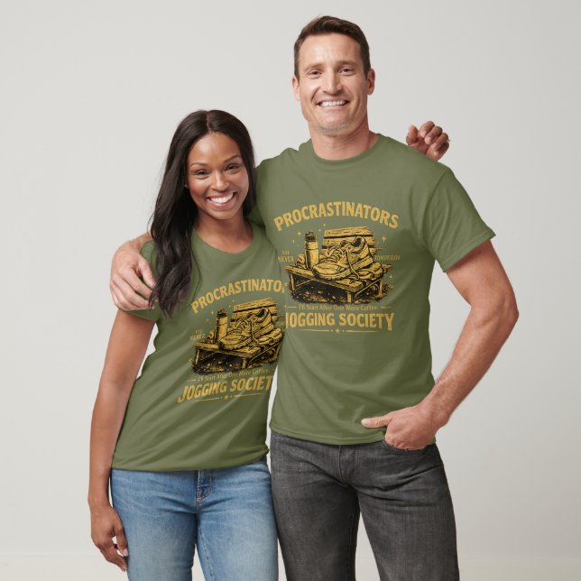 Camiseta Divertida da Sociedade de Corrida de Proc (Unissex)