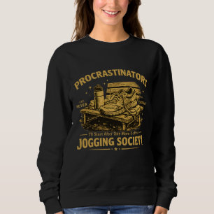 Camiseta Divertida da Sociedade de Jogging dos Pro