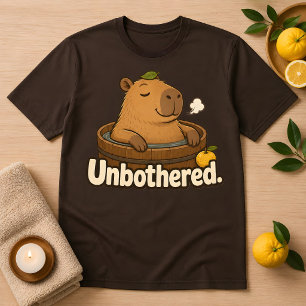 Camiseta Divertida de Capivara Despreocupada no On