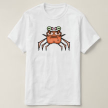 Camiseta Divertida de Caranguejo Mal-Humorado