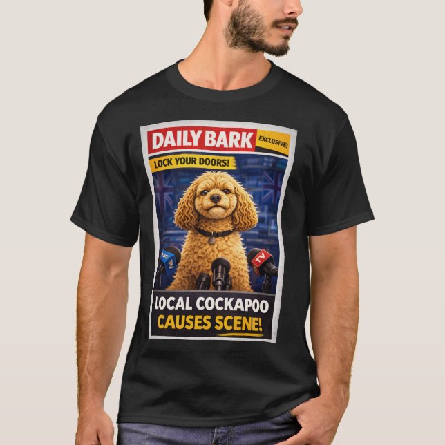 Camiseta Divertida de Cockapoo | Presentes para Am (Frente)