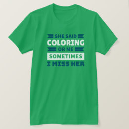 Camiseta Divertida de Colorir