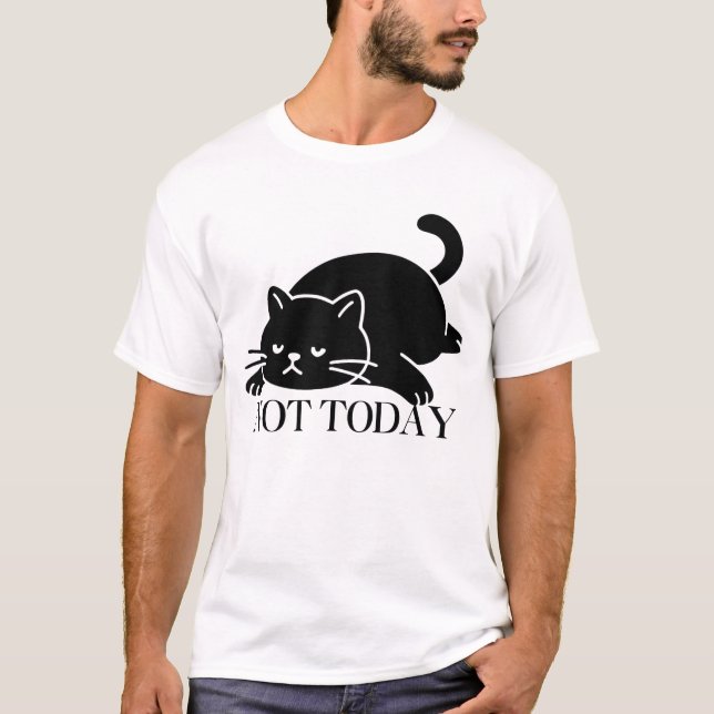 Camiseta Divertida de Gato para Amantes de Gatos (Frente)