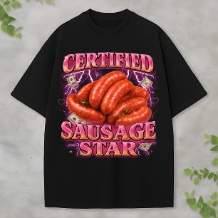 Camiseta Divertida de Grandes Costas com Estilo Re
