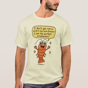 Camiseta Divertida de Lagosta – “Eu Sou o Crustáce