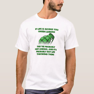 Camiseta Divertida de Limões Verdes