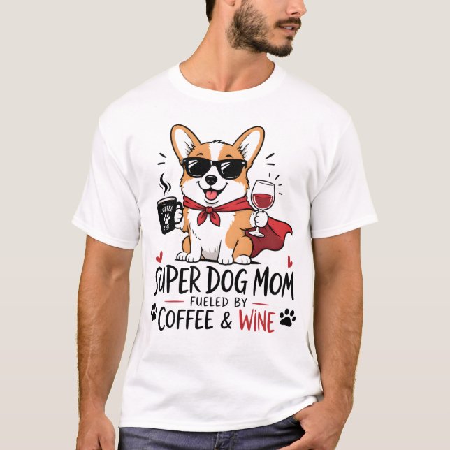 Camiseta Divertida de Mãe de Cachorro – Presente d (Frente)