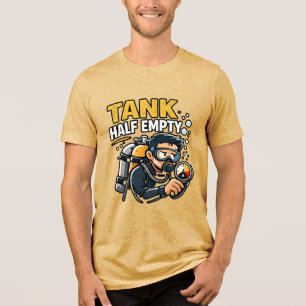 Camiseta Divertida de Mergulhador - Tanque Meio Va