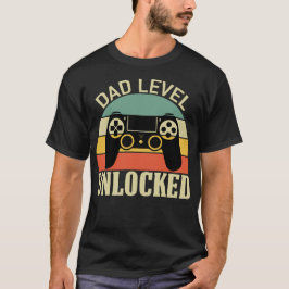 Camiseta divertida, de NÍVEL DO pai, DESBLOQUEADA