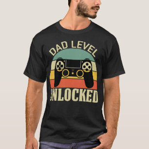 Camiseta divertida, de NÍVEL DO pai, DESBLOQUEADA