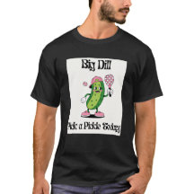 Camiseta divertida de pickleball Big Dill