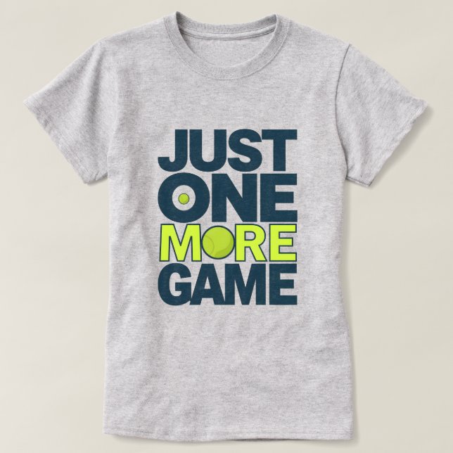 Camiseta Divertida de Pickleball – Só Mais Uma Par (Frente do Design)