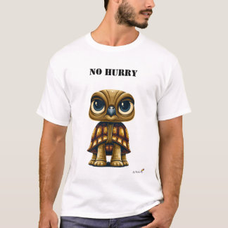Camiseta Divertida de Tartaruga Sem Pressa