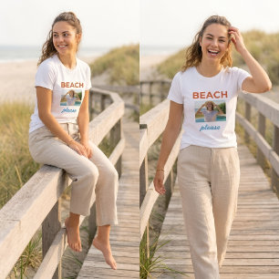 Camiseta Divertida de Verão na Praia Tropical