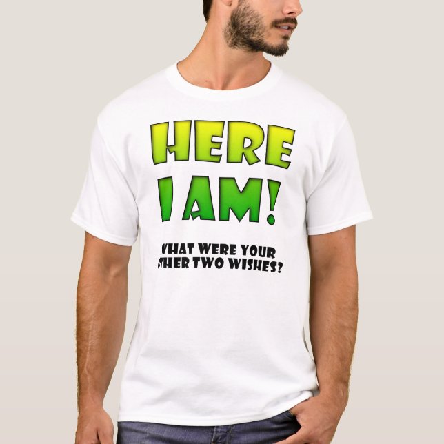 Camiseta Divertida Desejo Realizado (Frente)