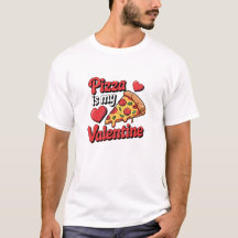 Camiseta Divertida Dia dos Namorados - Pizza é Meu