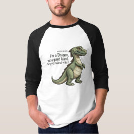 Camiseta Divertida do Dragão de Komodo Não é um La