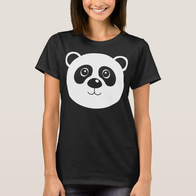 Camiseta Divertida do Panda (Frente)