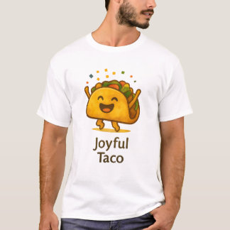 Camiseta Divertida e Alegre de Taco | Camisa da Fe