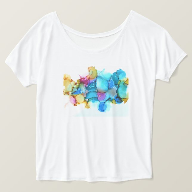 camiseta divertida e brilhante (Frente do Design)