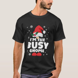 Camiseta Divertida Família de Gnome Ocupada Correspondente