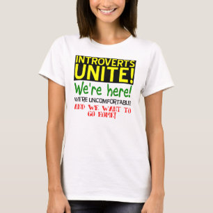 Camiseta Divertida 'Introvertidos se Unam'