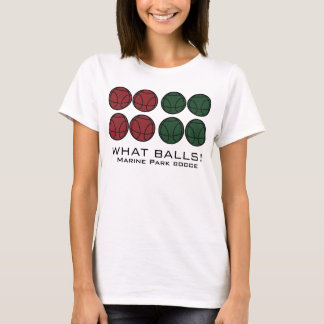 CAMISETA DIVERTIDA, LEVE O JOGO DE EXCELENTE DA BOCCE.