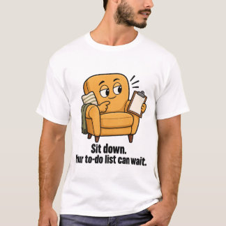 Camiseta Divertida Lista de Tarefas