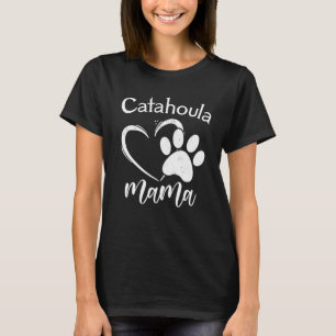 Camiseta Divertida Mamãe Catahoula Animal de Estimação Cach