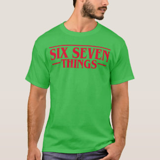 Camiseta Divertida Meme 67 Retro Seis Sete Coisas