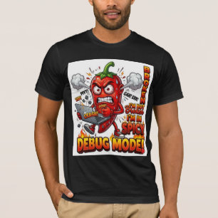 Camiseta Divertida Modo Depuração   Camiseta de Hu