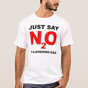 Camiseta Divertida Óxido Nitroso Gás do Riso